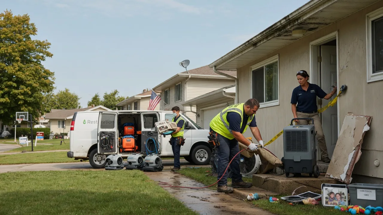 Water Damage Restoration in Union Mills, IN near me